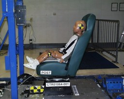 1850 Ambulance Seat After Sled Test