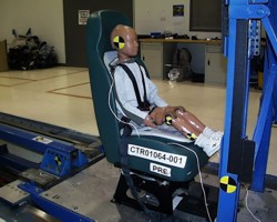 ECE R44 European Dynamic Sled Test - Ambulance Seat