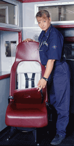 Child Seat Incorporated in Attendant Seat