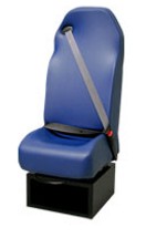 Seamless Attendant Seat for Ambulances