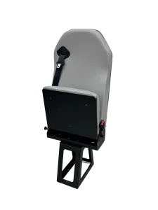 1760U - Seat bottom flipped up and locked, freeing floor space