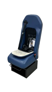 1880U - Child restraint deployed, showing the five-point harness